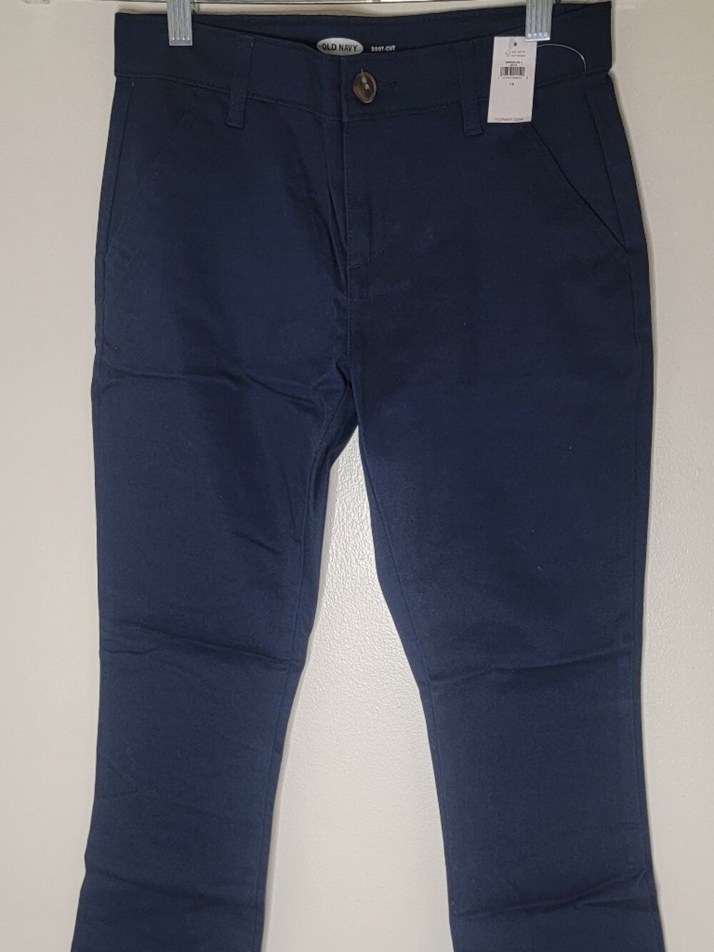 NEW Old Navy Boot-Cut Uniform Navy Blue Boys Size 12